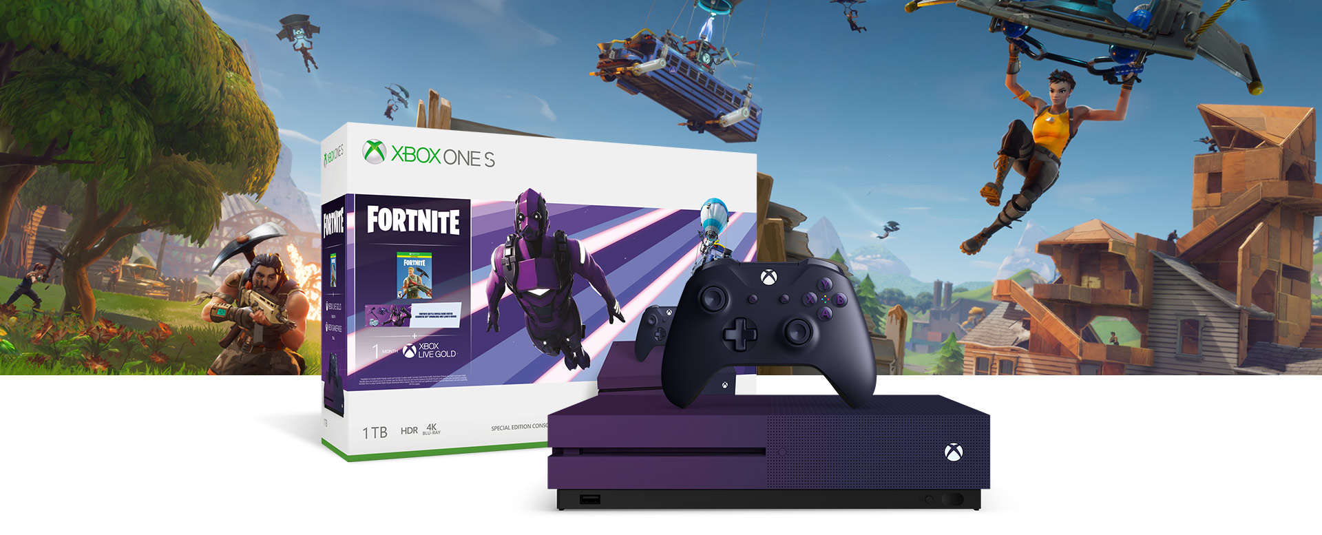 ستكون حزمة الإصدار الخاص من Xbox One S Fortnite Battle Royale متاحة اعتبارًا من 7 يونيو! !