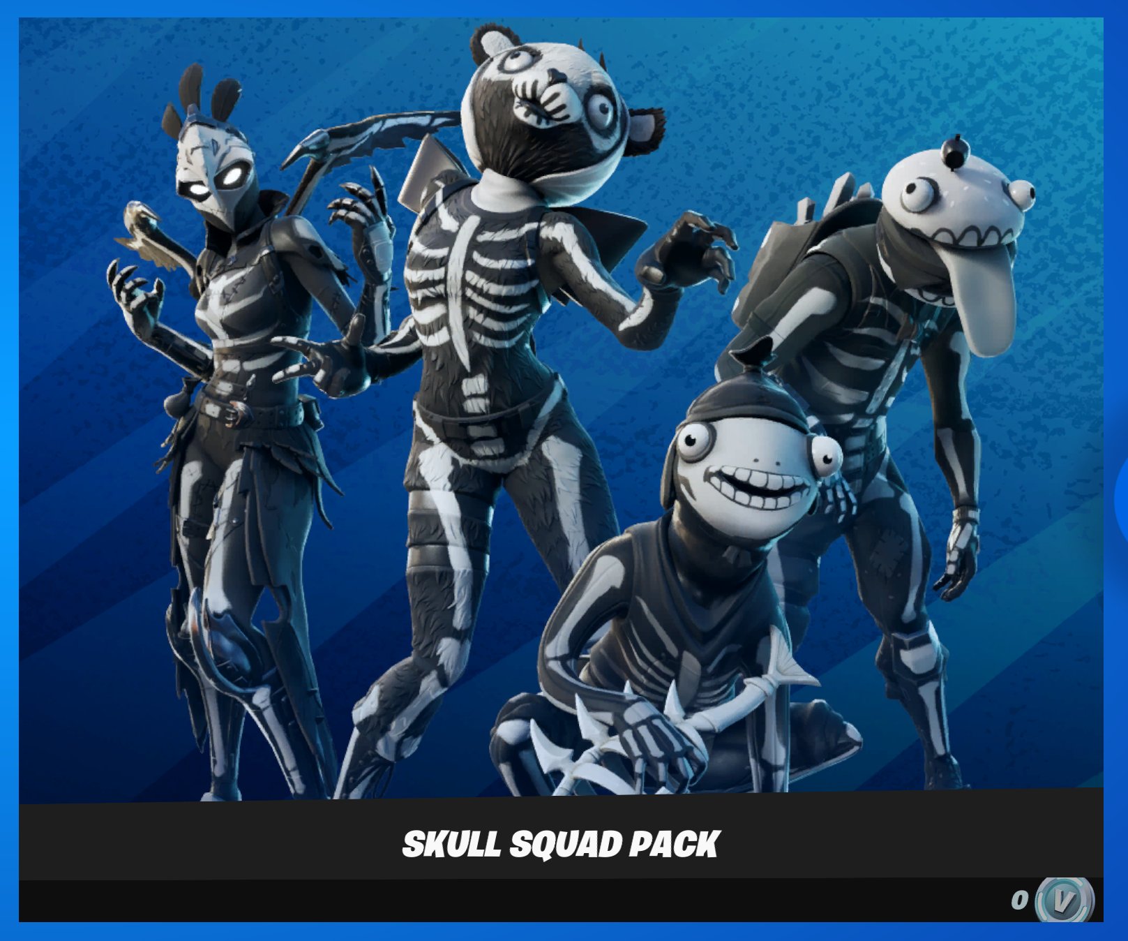 [Fortnite] تمت إضافة حزمة Skull Squad Pack!