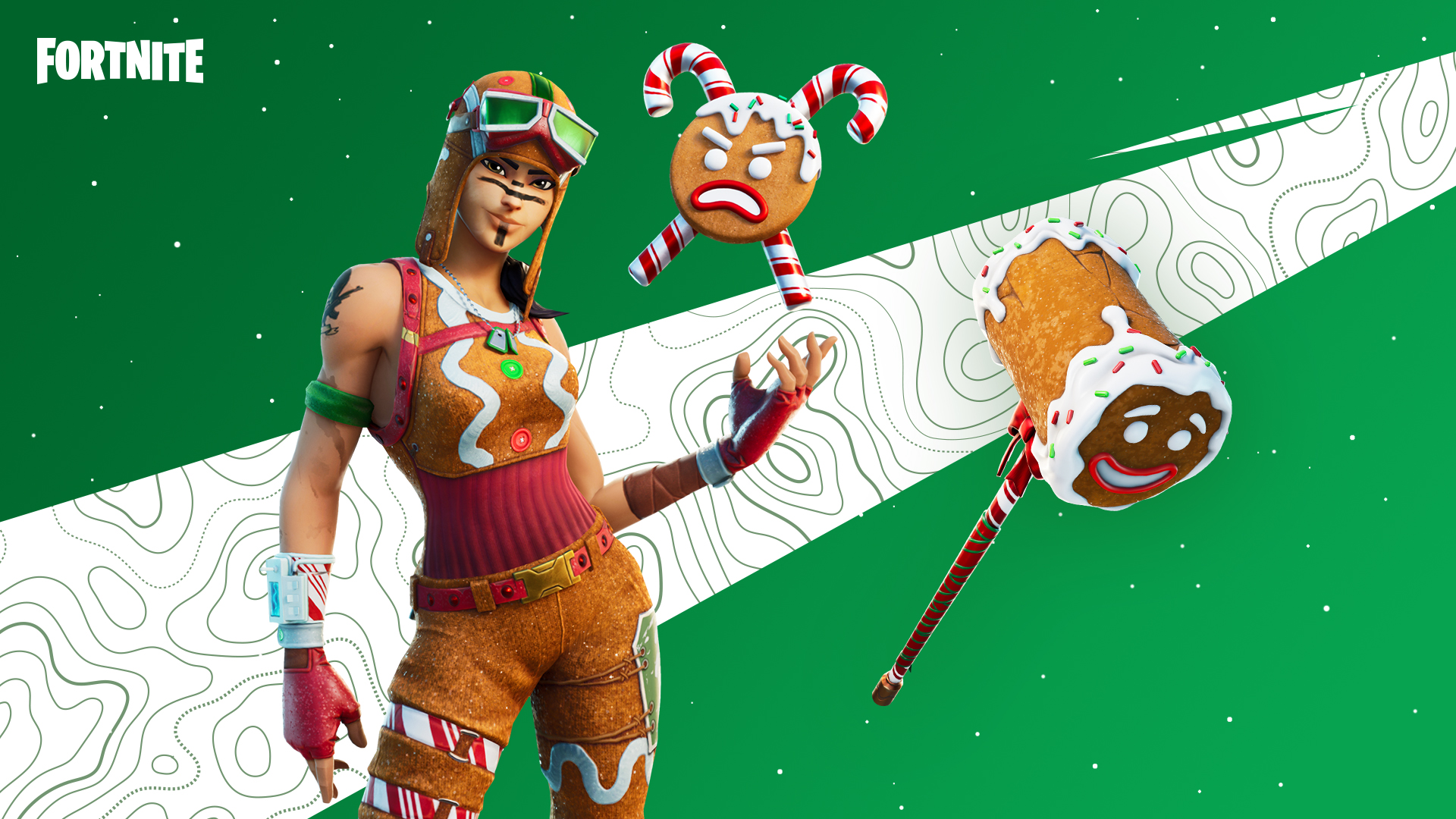 [Fortnite] محادثات حول منشئ مفهوم ``Gingerbread Raider&amp;#39;&amp;#39;. نصائح للبشرة