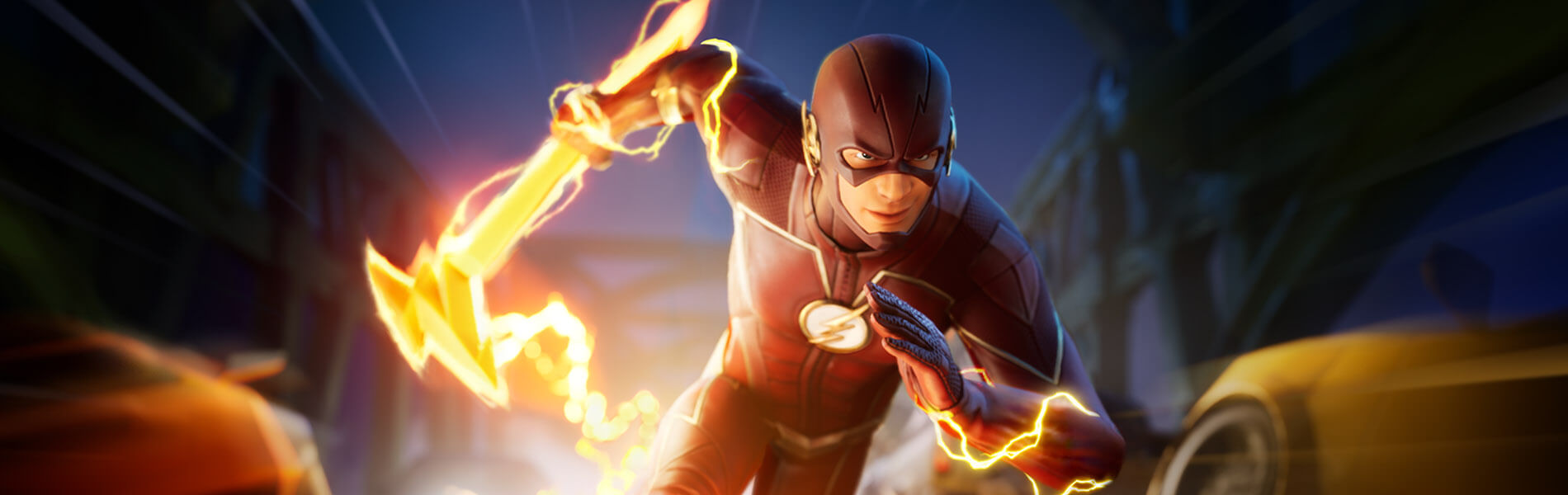 ينضم DC&amp;#39;s Flash إلى Fortnite: شارك في Flash Cup واهدف إلى فتح الأزياء + ملحقات الظهر!