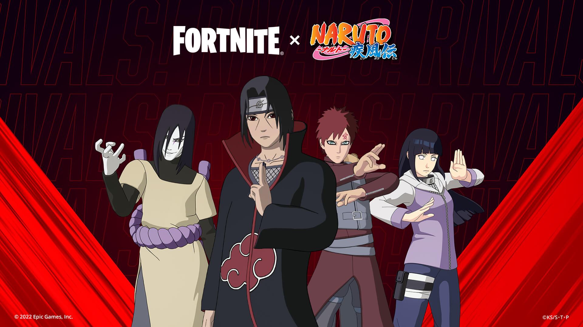 ينضم منافسو Naruto إلى الفريق 7 في Fortnite