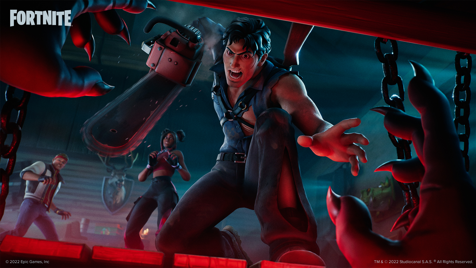 [Fortnite] Ash Williams، الشخصية الرئيسية في Evil Dead، متوفر الآن في متجر العناصر!