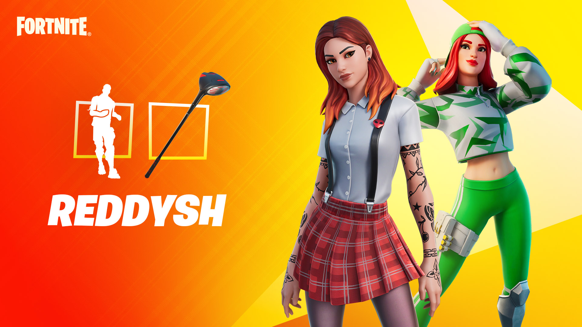 [Fortnite] حزمة خزانة مشغل Twitch REDDYSH متاحة الآن في متجر العناصر!