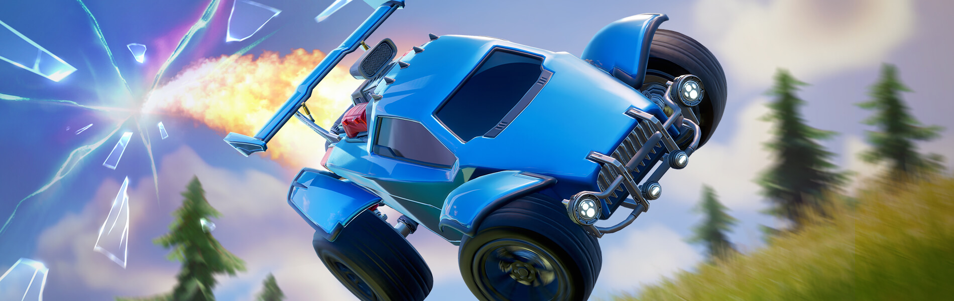 [Fortnite] مركبة Rocket League &amp;quot;Octane&amp;quot; متاحة الآن في جزيرة Battle Royale!