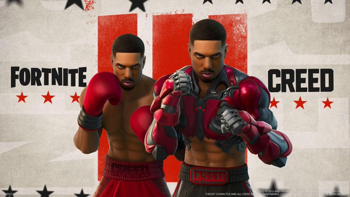 [Fortnite] تمت إضافة عناصر التعاون مع فيلم Creed إلى الملف!