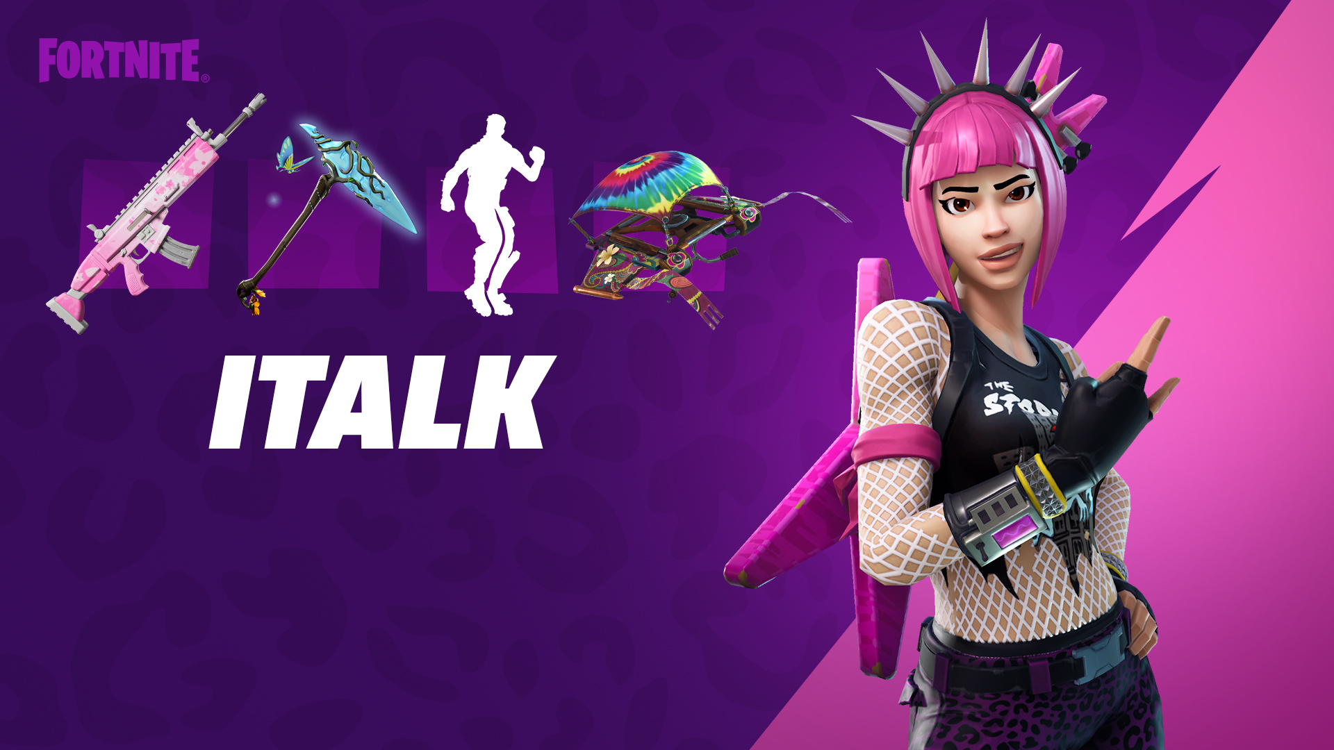 [Fortnite] حزمة الخزانة الجديدة &amp;quot;ITALK&amp;#39;s Locker Bundle&amp;quot; التي تمت إضافتها في الإصدار 24.20 متاحة الآن! التكوين معقد للغاية!