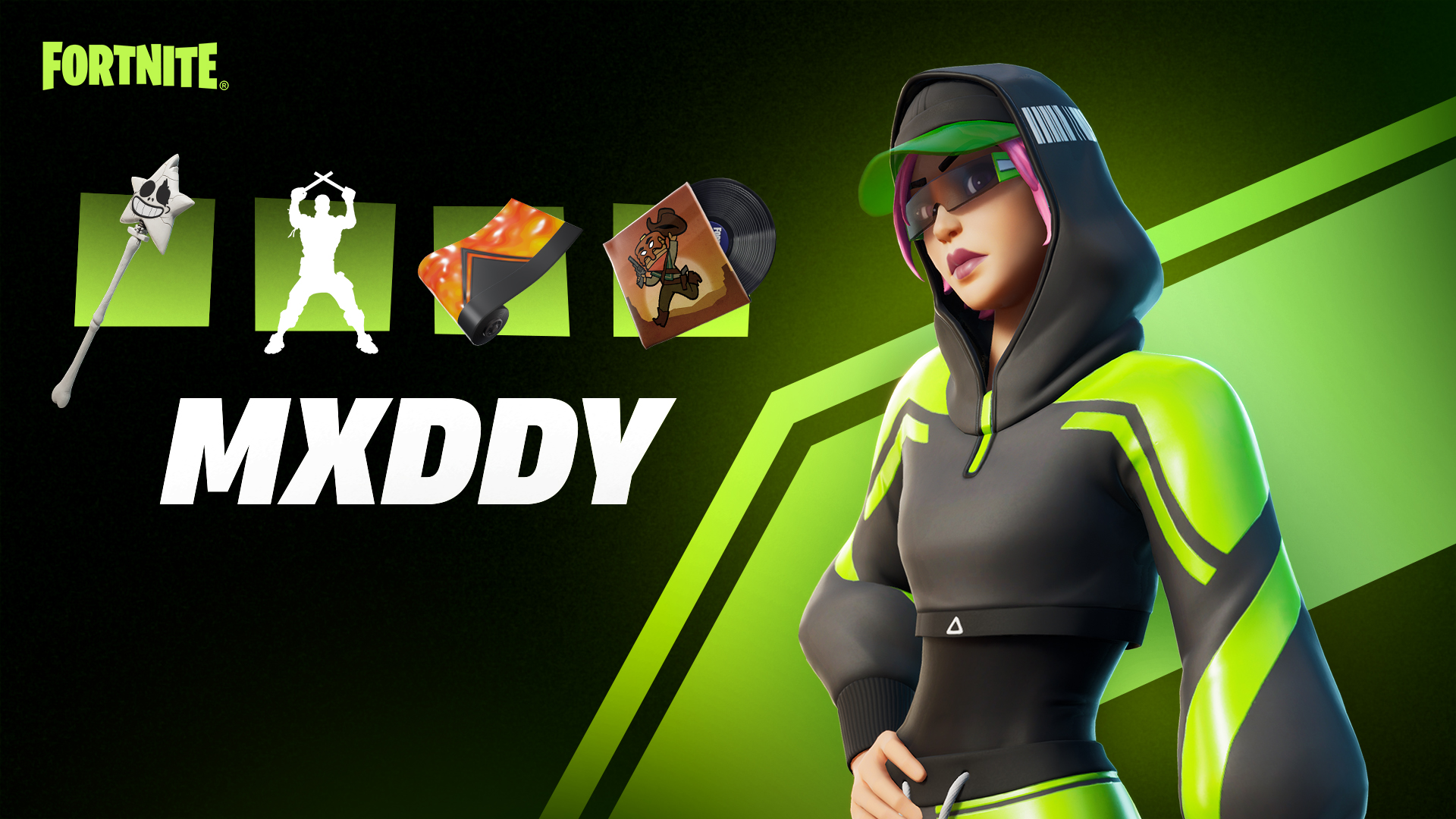 [Fortnite] حزمة الخزانة من منشئ المحتوى الخارجي &amp;quot;MXDDY&amp;quot; متاحة الآن في متجر العناصر!