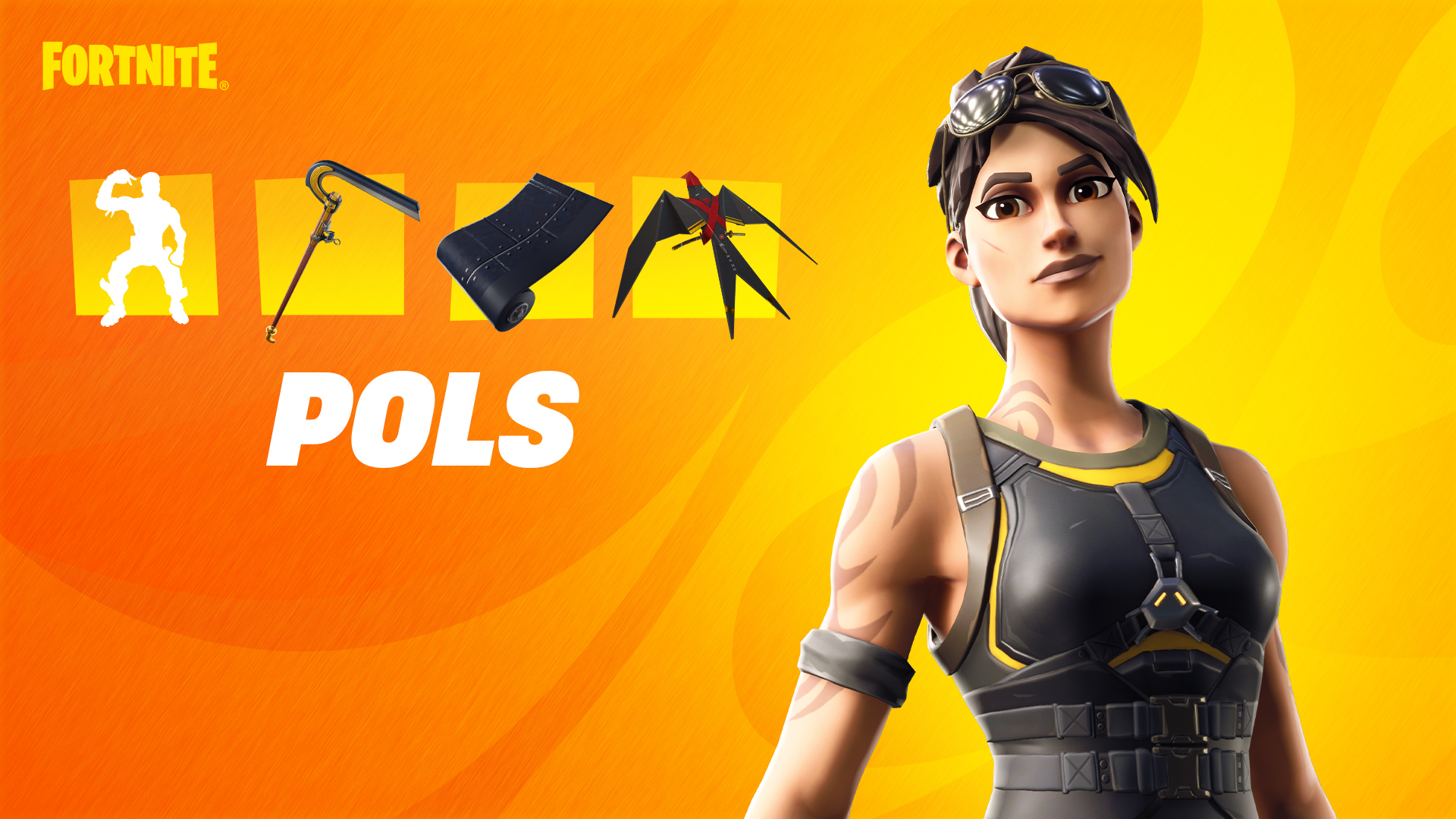 حزمة الخزانة [Fortnite] من اليوتيوبر &amp;quot;POLS&amp;quot;، المعروف بتعليقاته الرسمية على المسابقات وتعليقاته على اللاعبين المحترفين في الخارج، متاحة الآن! مرحبًا بالجميع، أنا بولس~♫