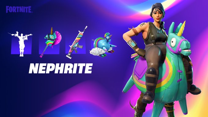 [Fortnite] حزمة من Nephrite، وهو لاعب محترف سابق ولاعب بث حالي سجل رقمًا قياسيًا بـ 31 انتصارًا متتاليًا في لعبة bikroy الفردية، متاحة الآن في متجر العناصر!