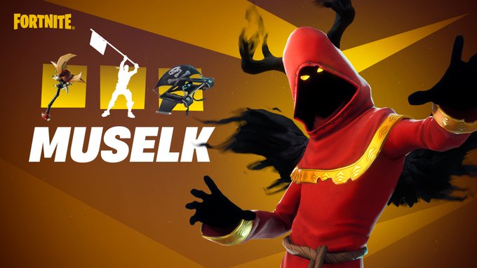 [Fortnite] حزمة الخزانة من مستخدم اليوتيوب العالمي &amp;quot;Muselk&amp;quot; متاحة الآن في متجر العناصر!