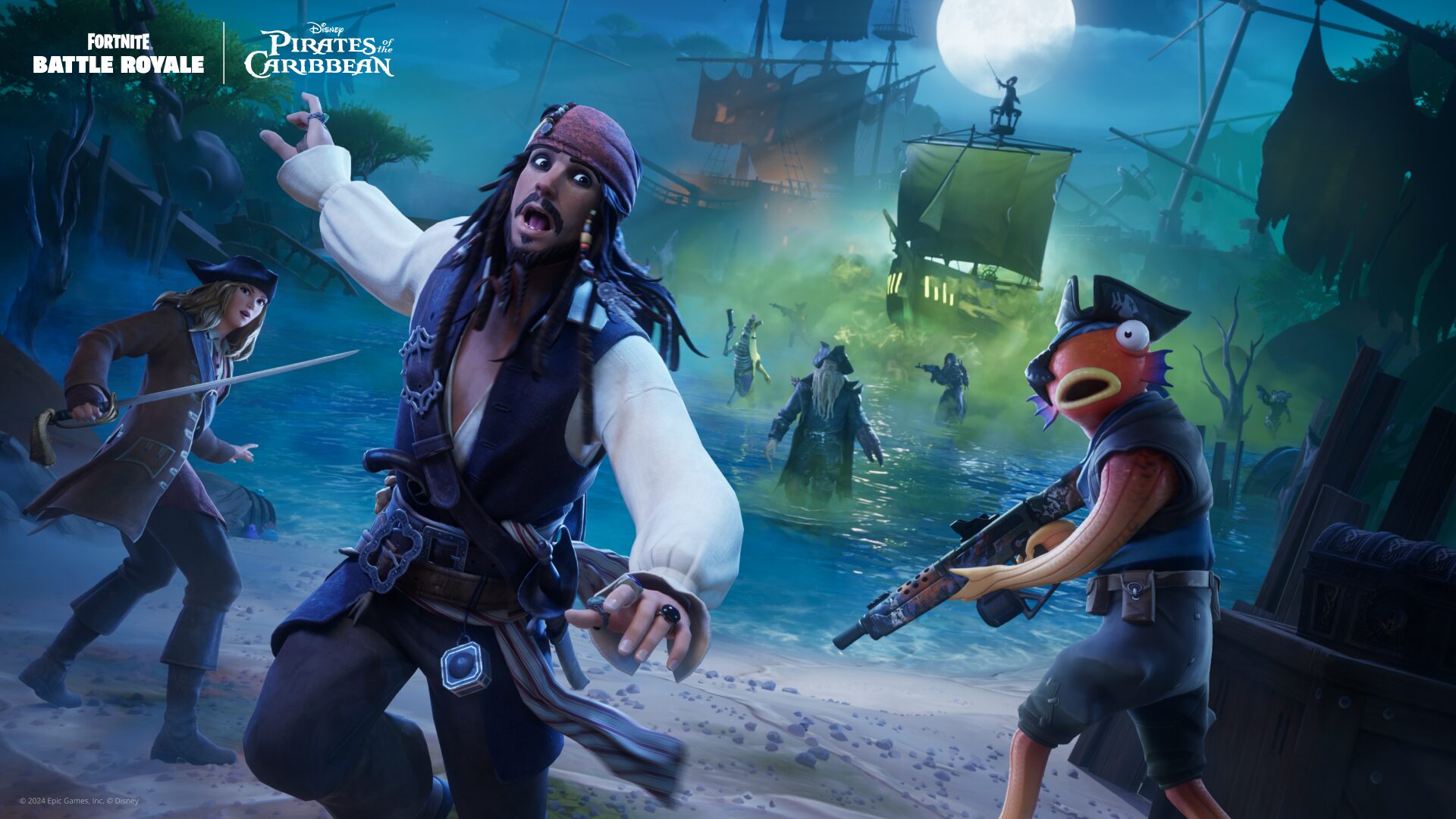 [Fortnite] بدأ التعاون في &amp;quot;Pirates of the Caribbean&amp;quot;! تمت إضافة عنصر جديد &amp;quot;سفينة الزجاجة&amp;quot;، وعودة مدفع القراصنة والكنز المدفون