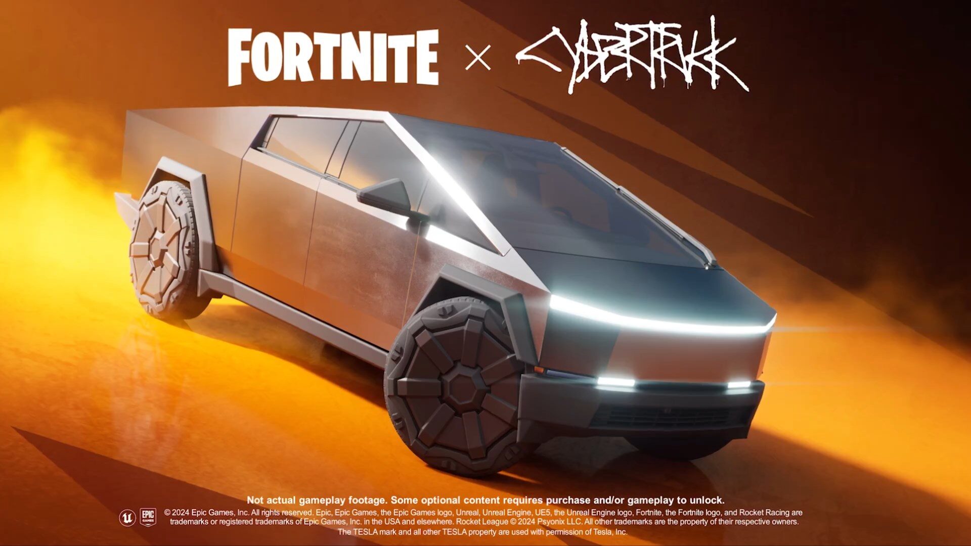 [Fortnite] &amp;quot;Cybertruck&amp;quot; الخاصة بـ Tesla هي مكافأة مجانية! ؟ تم أيضًا إعادة إنتاج زجاج النافذة المكسور