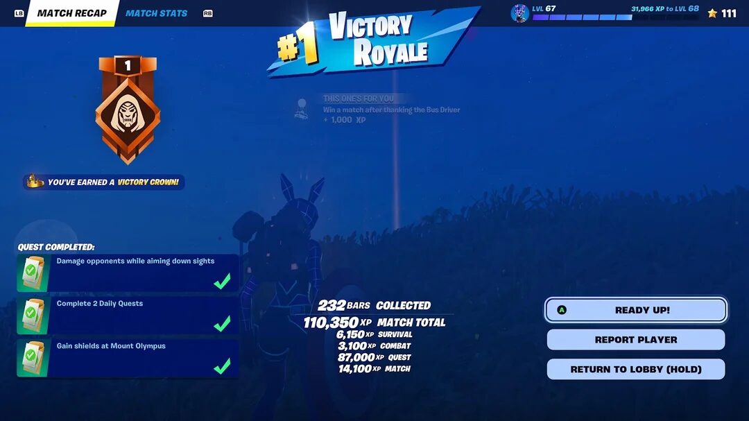 [Fortnite] لاعب ضعيف البصر يزين لعبة Victory Royale