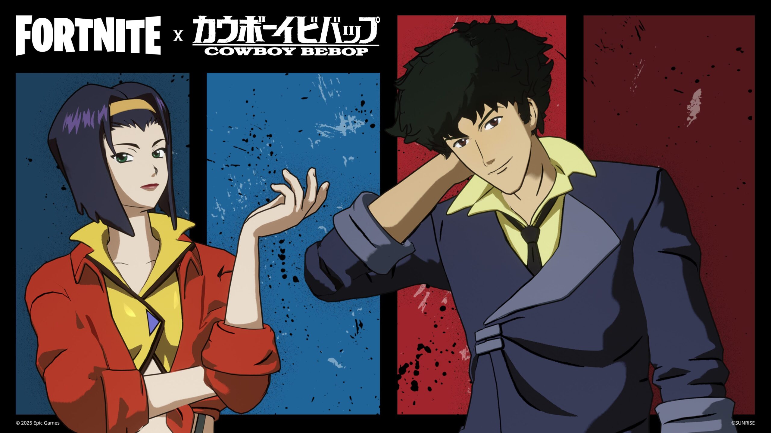 سيتم إطلاق Spike Spiegel و Fay Valentine من Fortnite X Cowboy Bebop في أزياء!